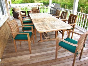 Luxury Nantucket Vacation Rental - 21b Outdoor Dining Table